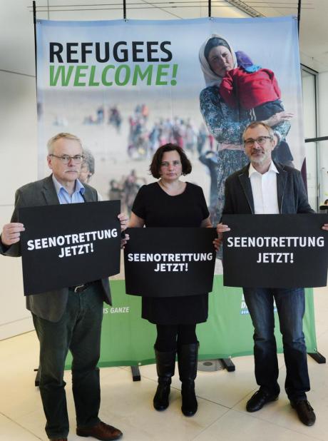 Uwe Kekeritz, Beate Walter-Rosenheimer und Volker Beck (v.l.n.r.)